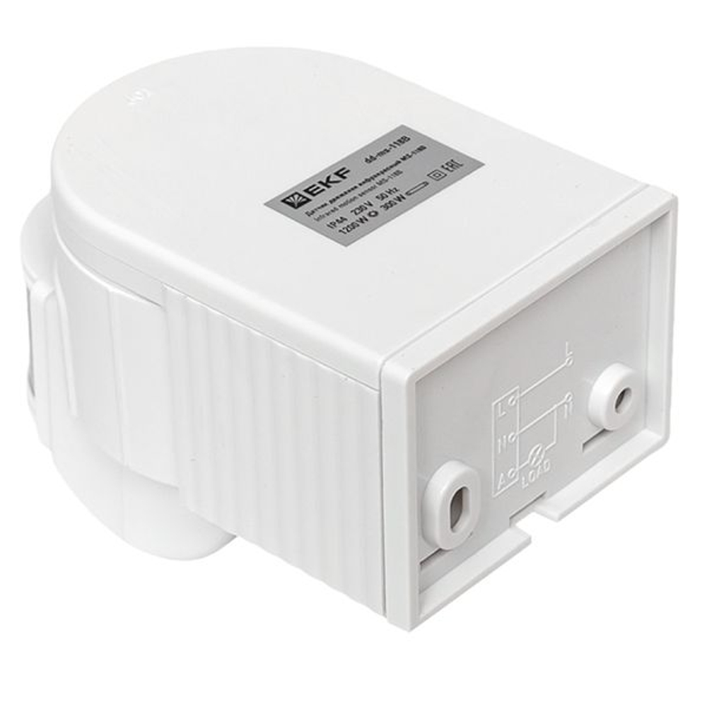 ИК датчик движения наст. 1200Вт 180гр. до 12м IP44 MS-118B EKF PROxima