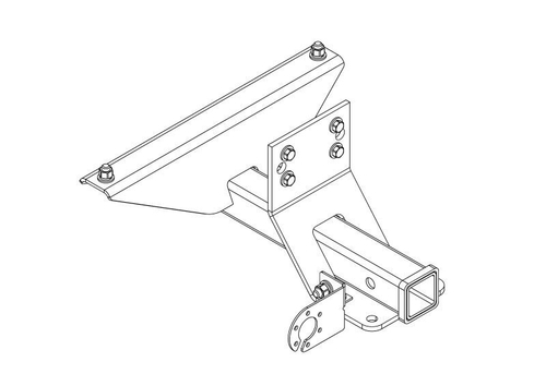 Фаркоп Avtos на УАЗ 3163 PATRIOT (под квадрат) без шара (2005-)(паспорт и сертификат в комплекте)(без электрики)UAZ-05