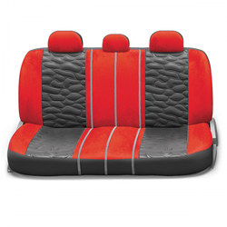 Авточехлы AUTOPROFI TRIAL черный/краснйы размер М