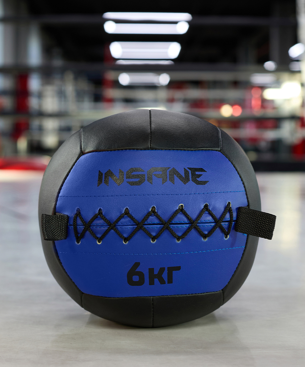 Медбол IN24-WB100, 6 кг, синий