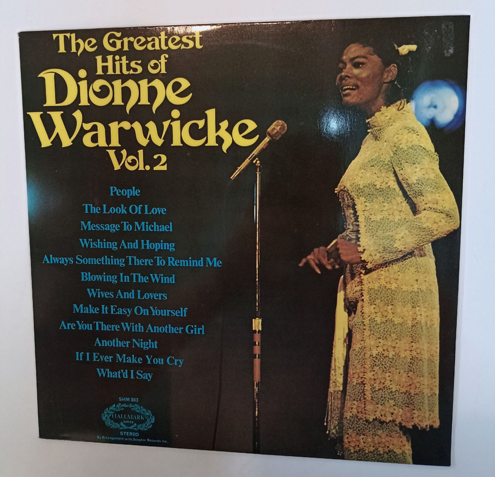 Винтажная виниловая пластинка LP The Greatest Hits Of Dionne Warwicke Vol. 2 (UK 1973)