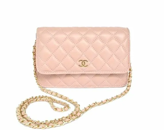 Сумка-кошелек Chanel Wallet On A Chain розовый
