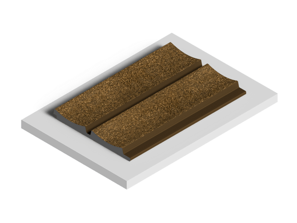 Стеновая панель HiWood декорированная, 270x12 см