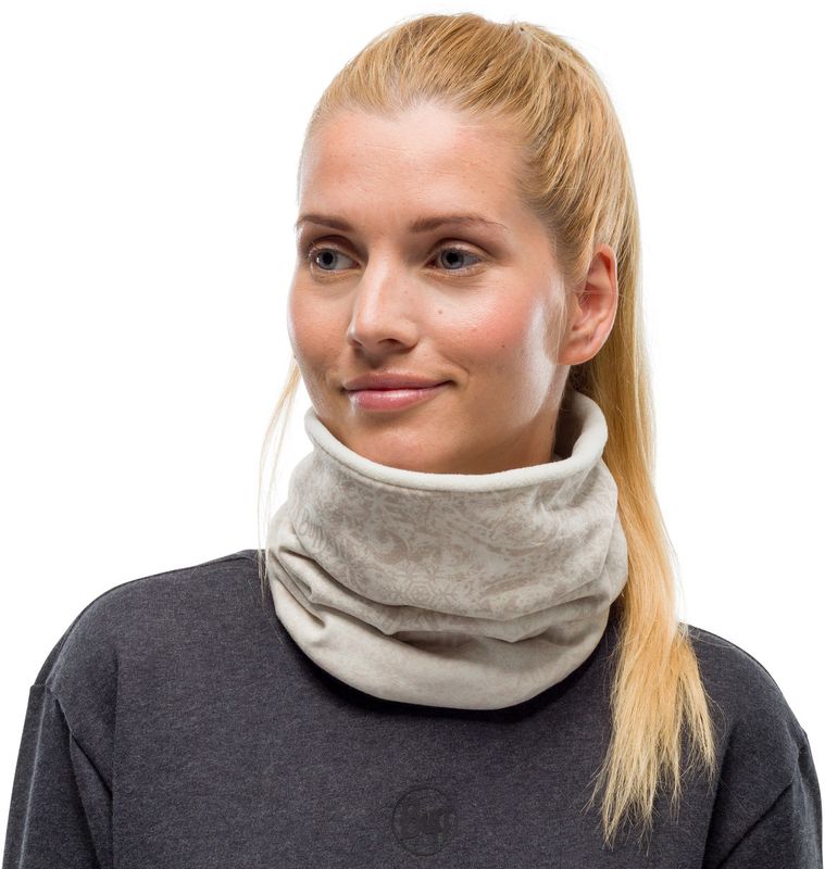 Двойной флисовый шарф-труба Buff Neckwarmer Polar Reversible Fairy Snow Cru Фото 2