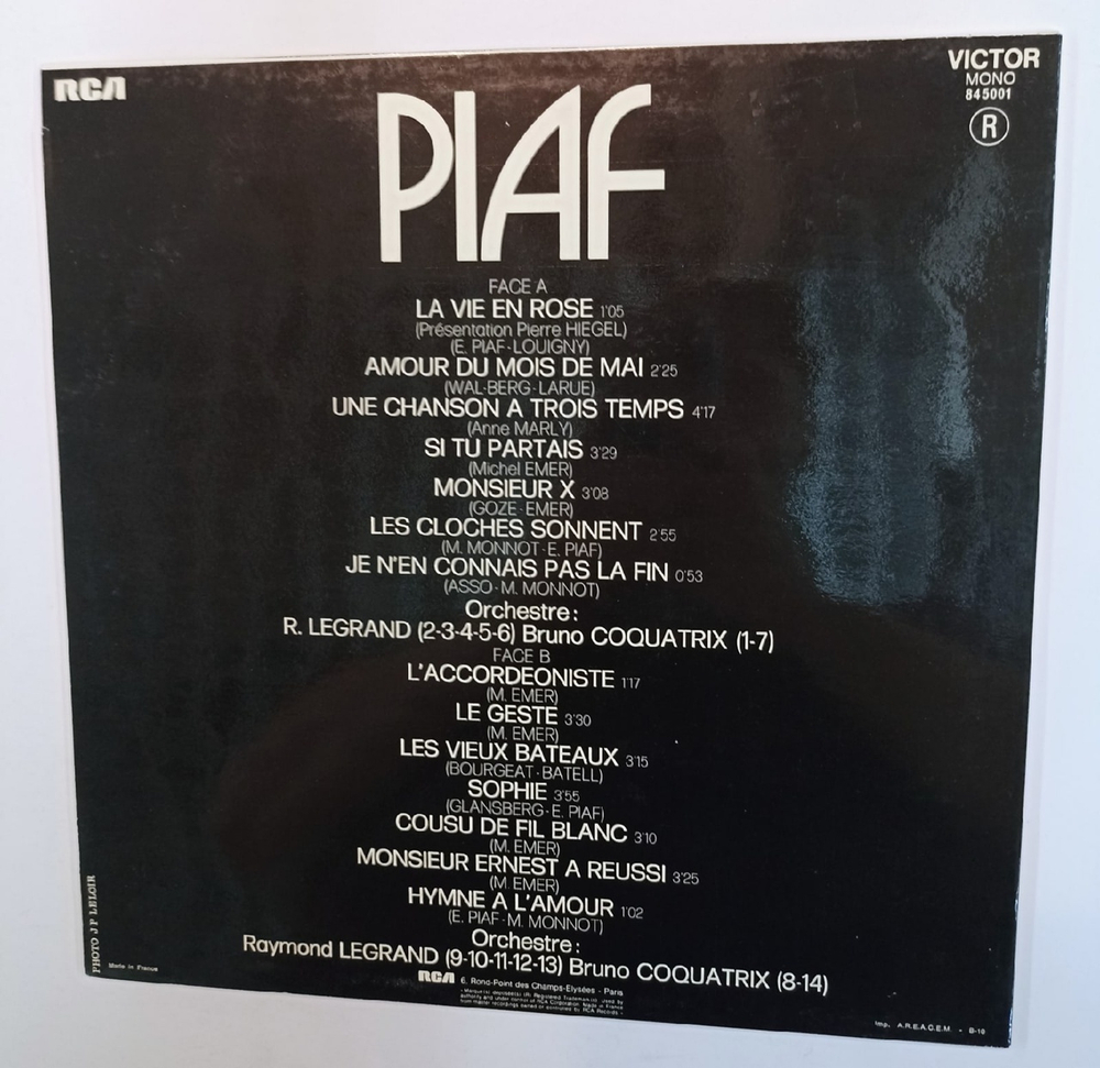 Edith Piaf Document (France)