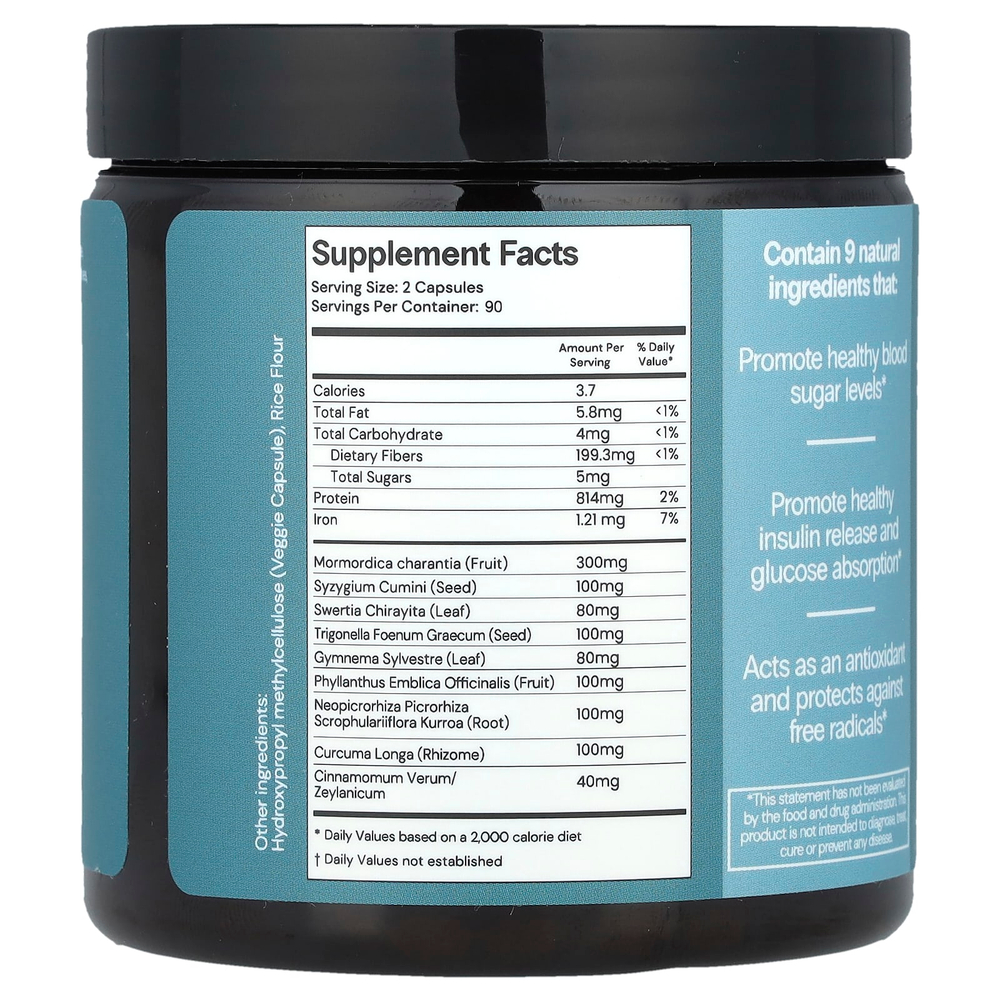 CuraLife, Curalin ™ Blood Sugar Support, 180 капсул