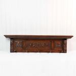 Резная настенная вешалка из массива дерева