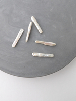 Жемчуг натуральный палочки 25*4.5мм, 1шт