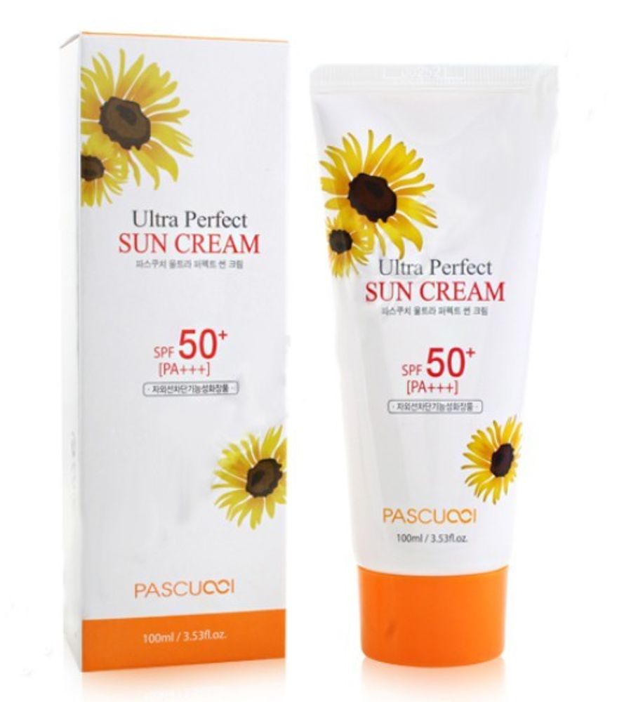 Мультифункциональный солнцезащитный крем PASCUCCI ULTRA PERFECT SUN CREAM SPF 50+ PA+++ (100ml)