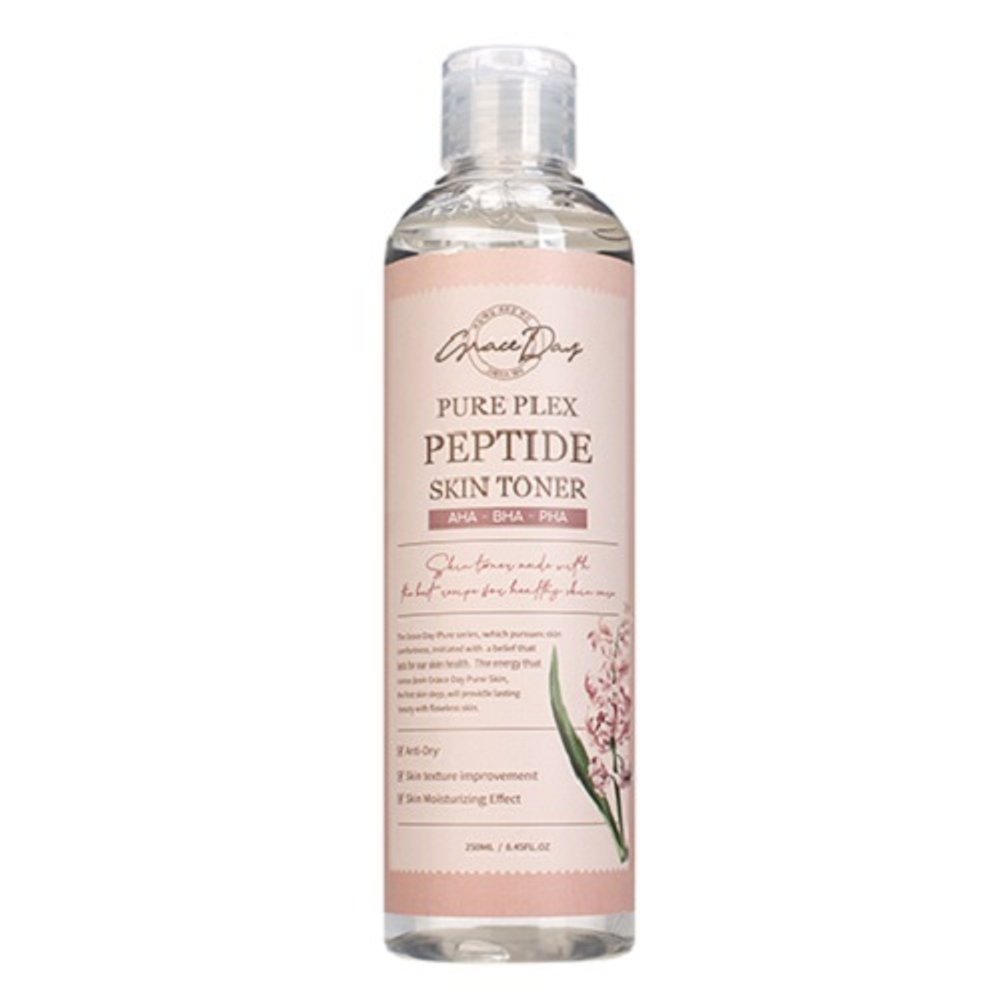 Лифтинг-тонер с Пептидами и Гиалуроновой кислотой Grace Day Pure Plex Peptide Skin Toner 250мл