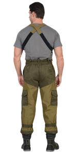 Костюм ГОРКА куртка, брюки, помочи (полотно палаточное) хаки