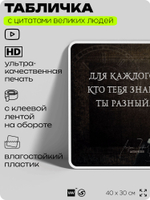 Литературный постер с цитатой А. П. Чехова для школы, на стену, на пластике, для интерьера, 40х30 см, Silver Plane x Айдентика Технолоджи
