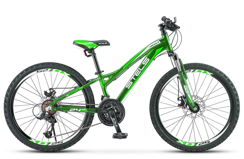 Велосипед Stels Navigator 460 MD 24",рама 11,цвет зелёный