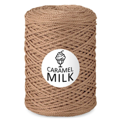 Шнур Caramel Milk, 3мм, 300м, 100% полиэфир (1 шт.)