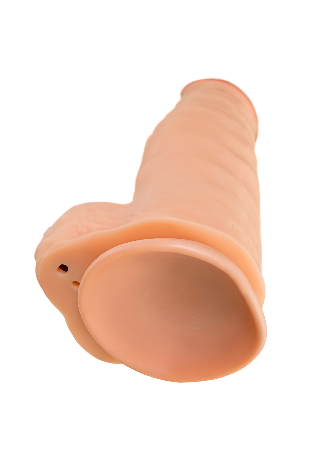 Вибратор-гигант LoveToy, реалистичный, neoskin, телесный, 28 см, Ø 8,9 см