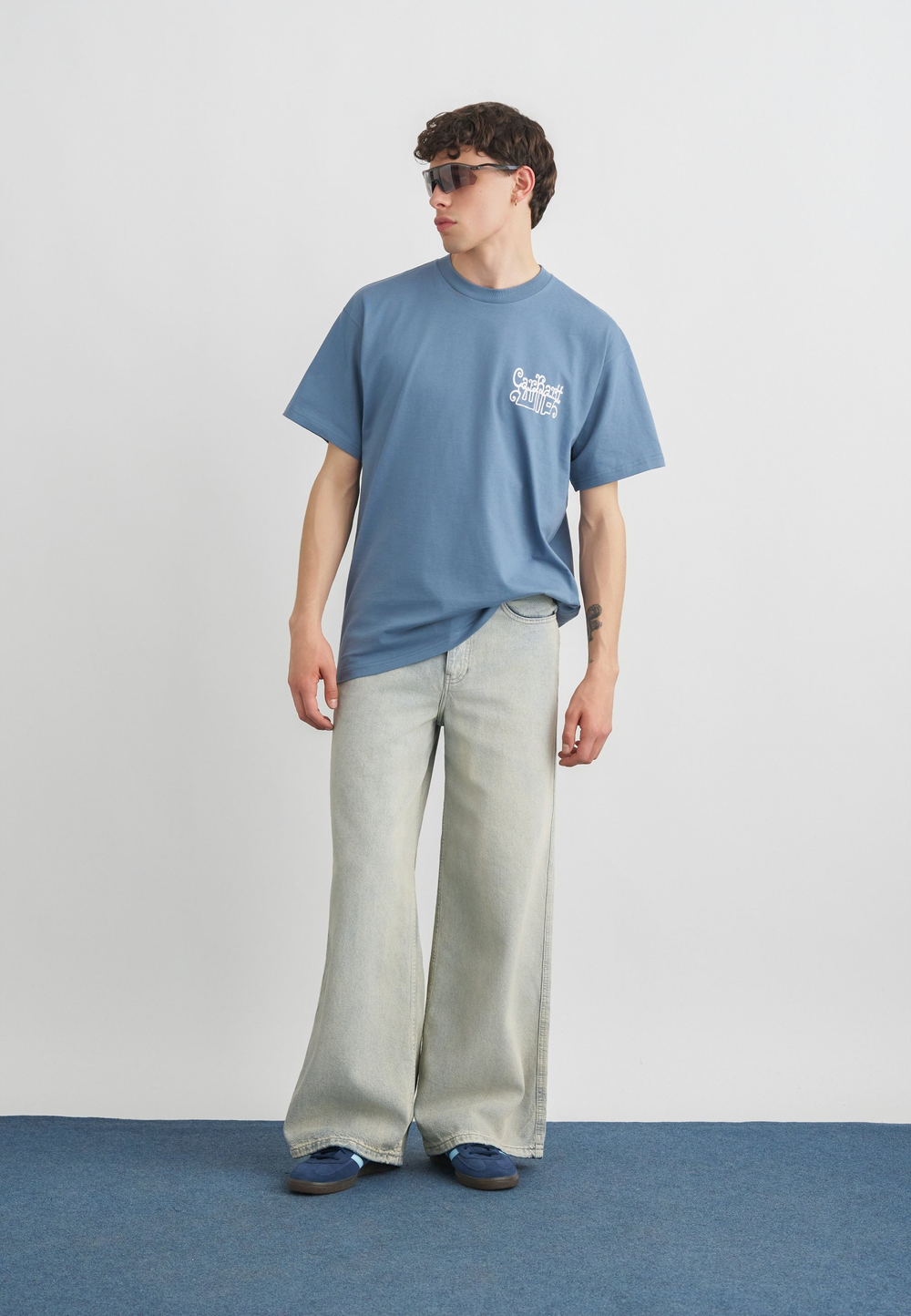 Carhartt WIP Футболка с принтом - Синий