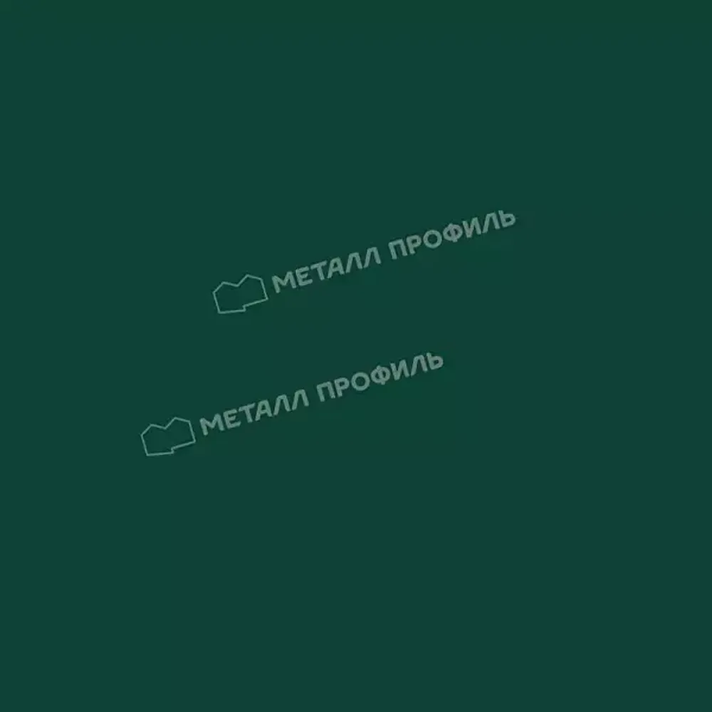 Планка примыкания нижняя 250х122х2000 (ПЭ-01-6005-0,45) Зеленый мох