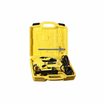 Электролобзик Hanskonner HJS0811LPE, 860 Вт желтый/черный