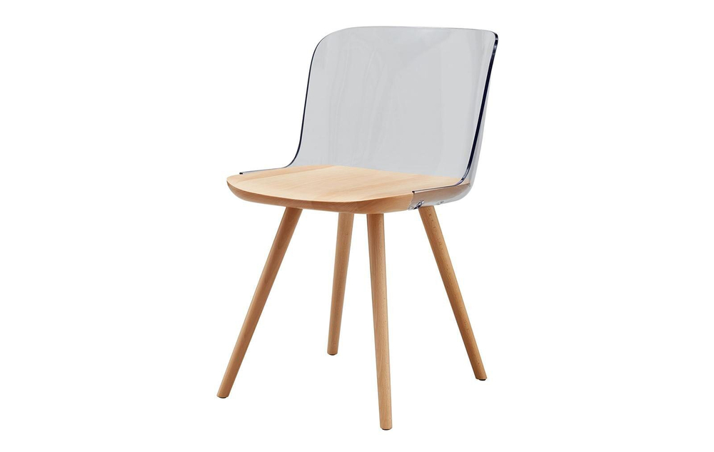 Стул PC-S097A прозрачный/бук