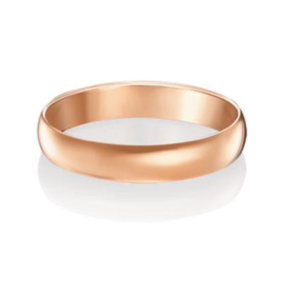 Обручальное кольцо из красного золота 01-3921-00-000-1110-11