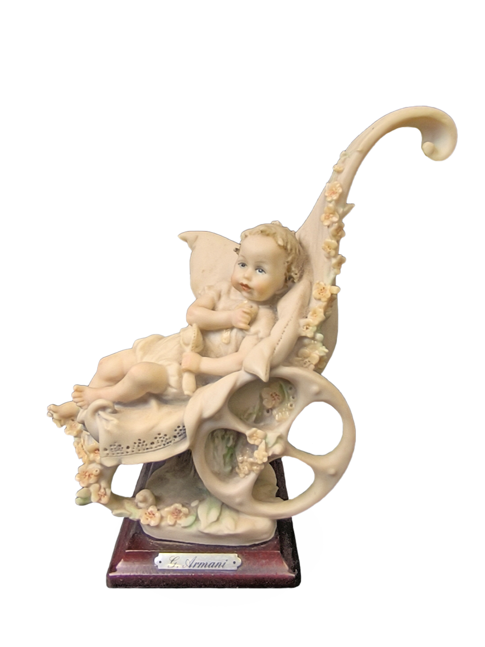 Статуэтка "Первая поездка малыша в коляске" Capodimonte