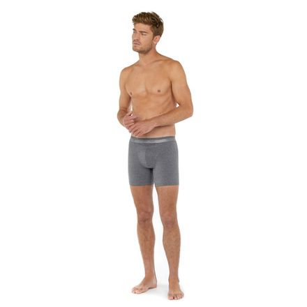 Мужские трусы боксеры удлиненные серые HOM HO1 Long Boxer Briefs HO1 359519_4000ZU