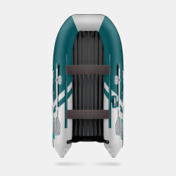 Надувная лодка GLADIATOR E330S морской зеленый-белый