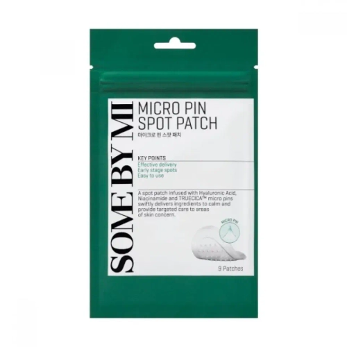 SOME BY MI Точечные патчи с микроиглами с гиалуроновой кислотой, ниацинамидом и экстрактом центеллы азиатской - MICRO PIN SPOT PATCH,9шт