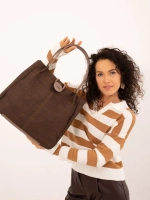 Сумка большая через плечо шоппер мешок