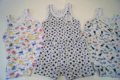 Комплект (майка+боксеры) М 700 р.26 в ассортименте (Алина), 1 шт.