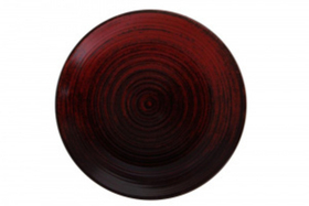 Тарелка мелкая 30 см без борта LYKKE RED