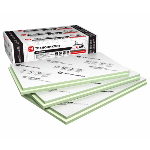 Теплоизоляция Технониколь Logicpir Полы ФЛ/ФЛ L 1190х590х40 мм