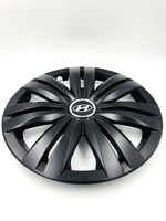 Колпаки на колеса гибкие черные с эмблемой R17 4 шт