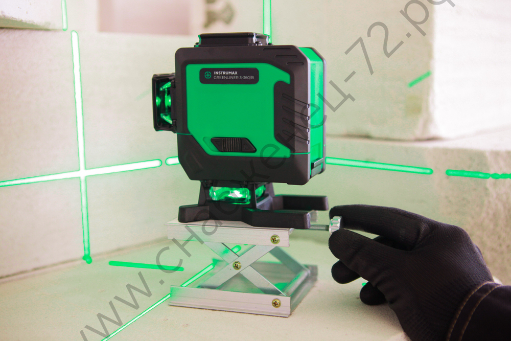 Лазерный уровень INSTRUMAX GREENLINER 3-360/B SET
