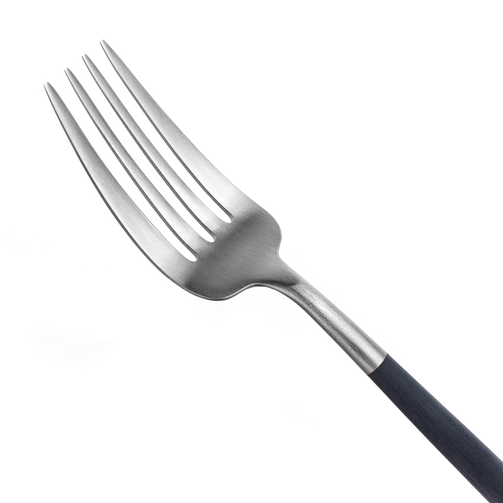 Набор столовых приборов на 6 персон 24 предмета Cutipol Goa matte blue в подарочной упаковке