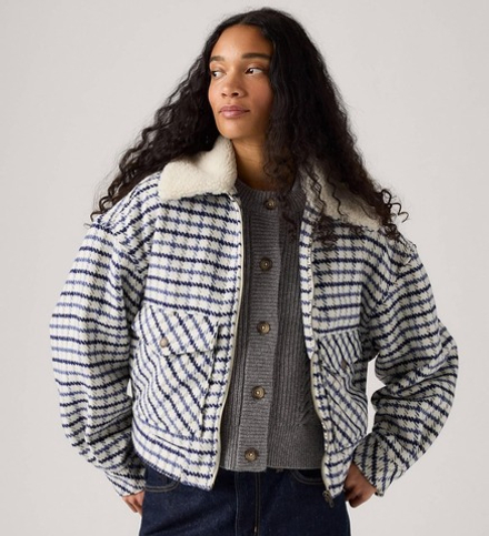 Куртка утепленная женская LEVI'S SHRUNKEN 90S WOOLY TRCKR DOWSETT PLAID B