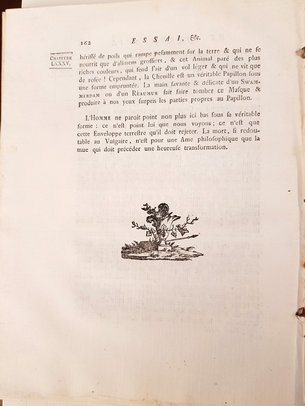 "Oeuvres d'histoire naturelle et de philosophie de Charles Bonnet." Charles Bonnet, Neuchatel, Chez S. Fauche, 1783 г.