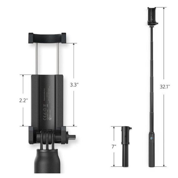 Селфи-монопод Anker Bluetooth Selfie Stick (A7161011), черный