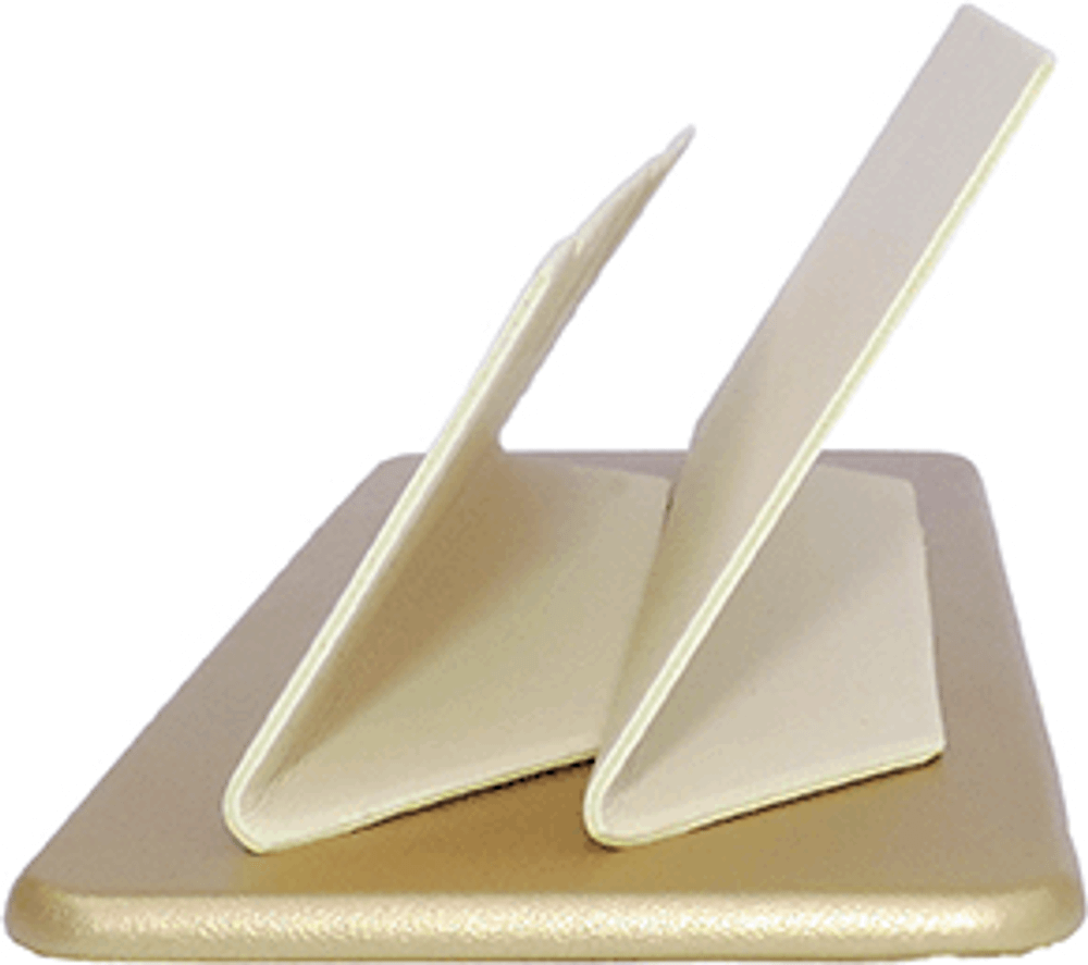 Подставка для 8 пар серег/16 подвесок/двойная/прорези/квадратное основание