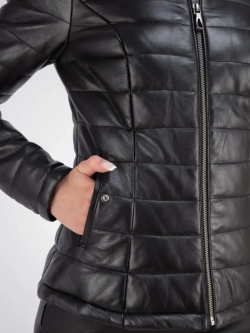 Куртка женская из натуральной кожи короткая Турция