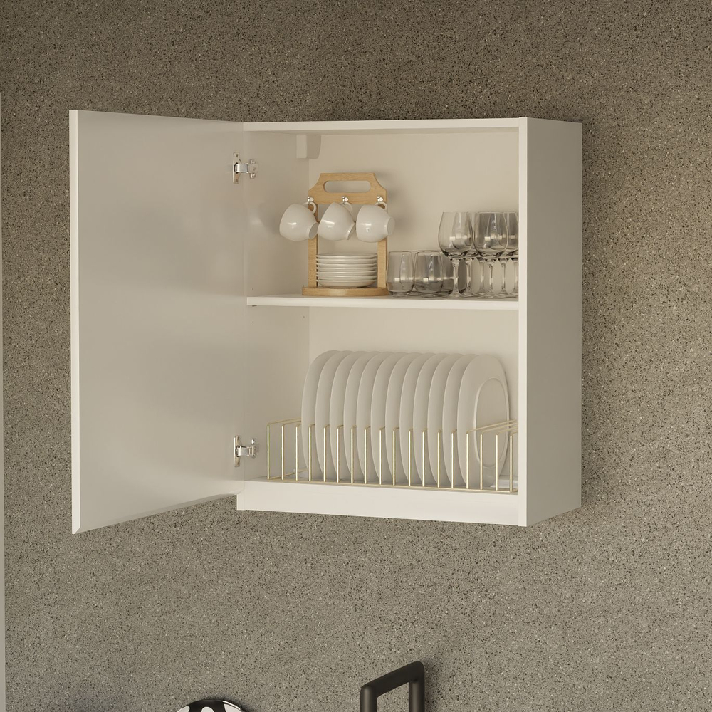 Кухня Севилья 180 см со столешницей (6 модулей), белый ЛДСП