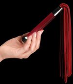 Красная замшевая плеть Sensua