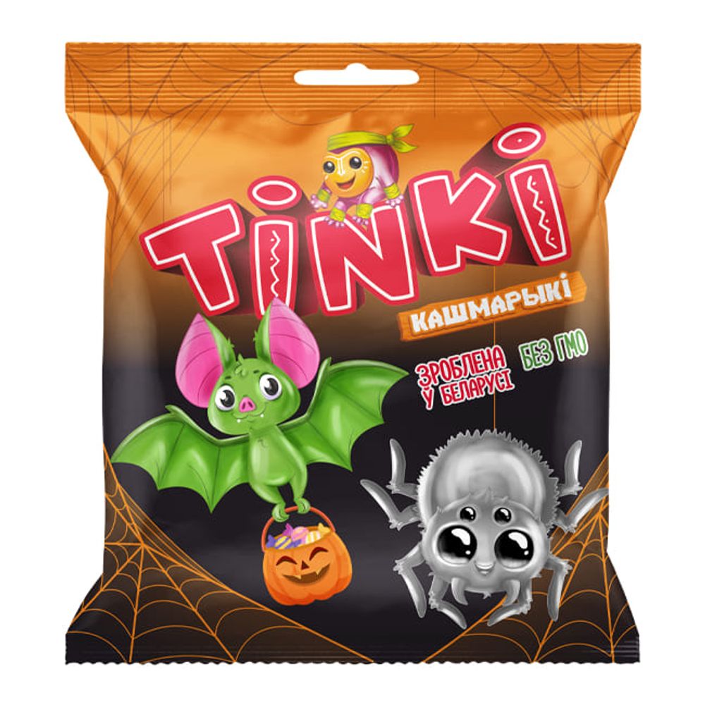 Мармелад жевательный TINKI "Кашмарики" 75г. Красный пищевик - купить не дорого с доставкой по Москве