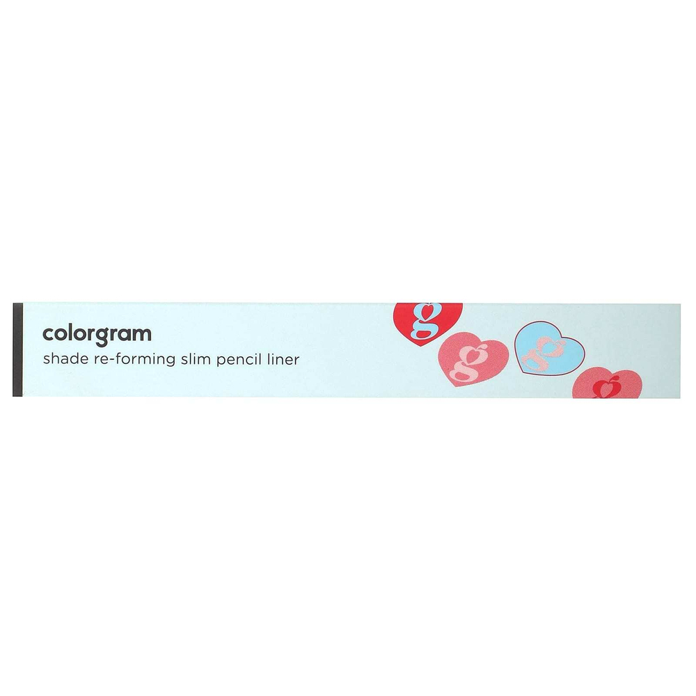 Colorgram, подводка-карандаш, восстанавливающий тон, 01 пепельно-черный, 0,12 г (0,004 унции)