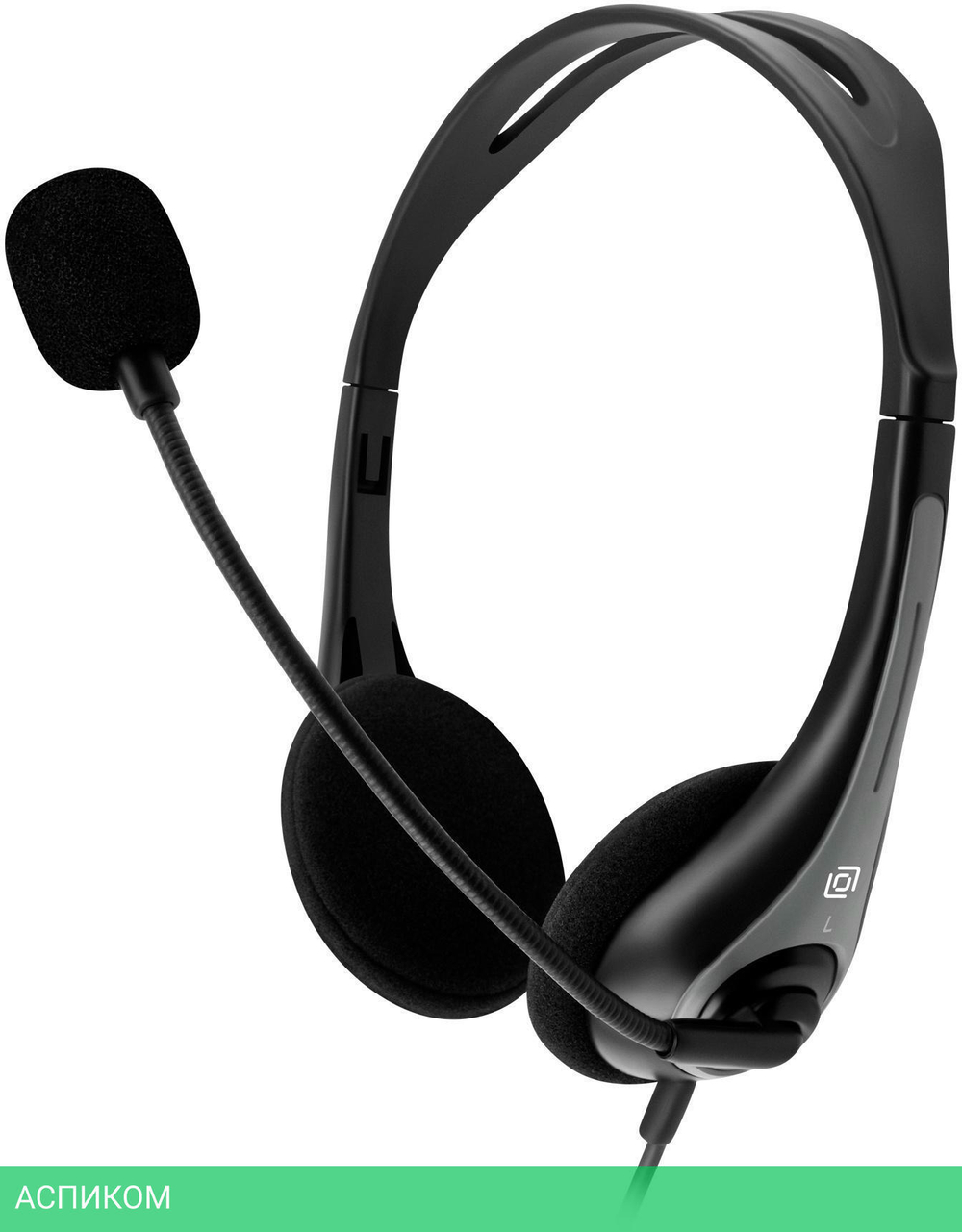 Наушники Oklick HS-M300 черный/серый (1876323)
