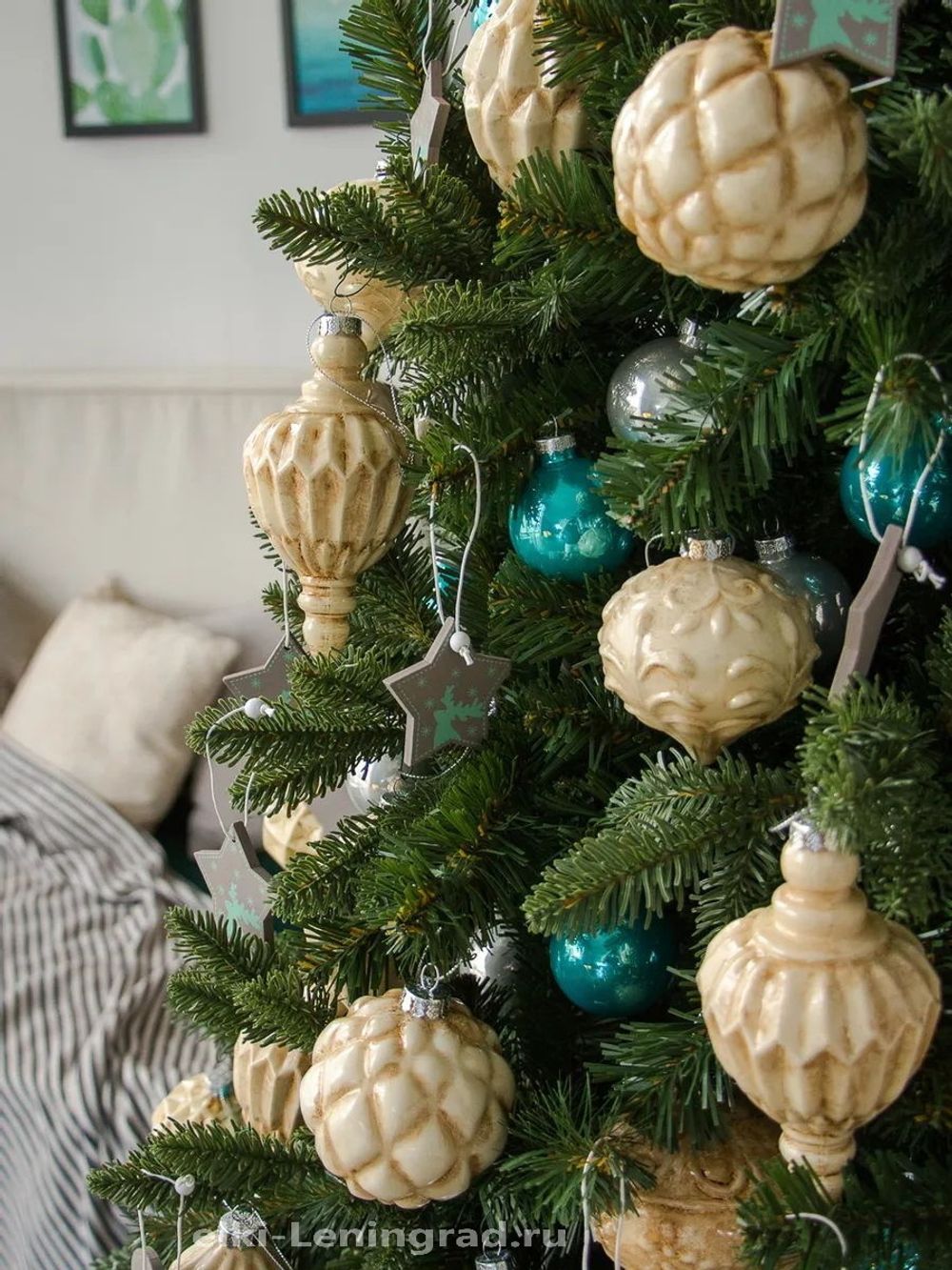 Искусственная ель «Барокко» (Литая+пвх) 180 см / 1.8 м