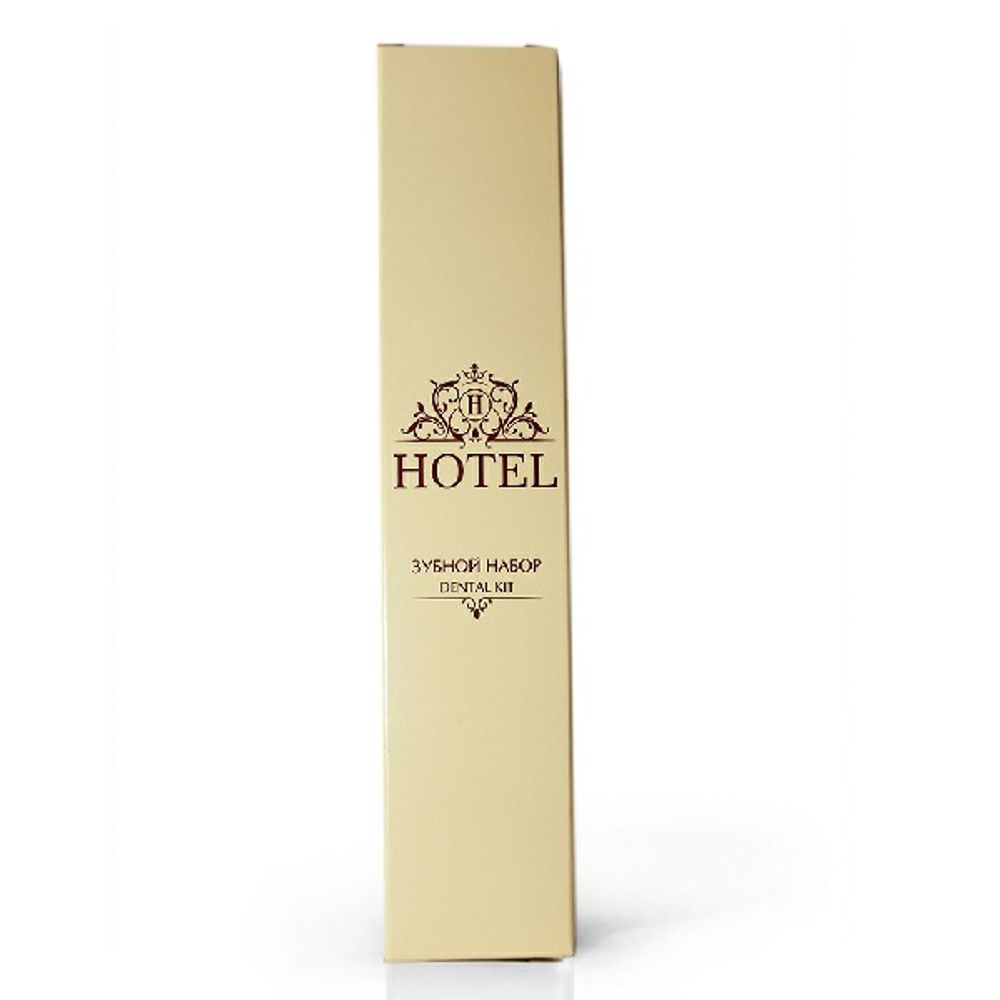 Зубной набор "Hotel", в картоне (зубная щетка + зубная паста в тюбике с отламывающимся колпачком)/200шт