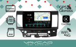 Магнитола для Mitsubishi Lancer X 2007-2016 - Vaycar VA47-0037-2K с экраном 10,36" на Android 13, 8-ядер, 2K QLED, ТОП процессор, CarPlay, 4G SIM-слот