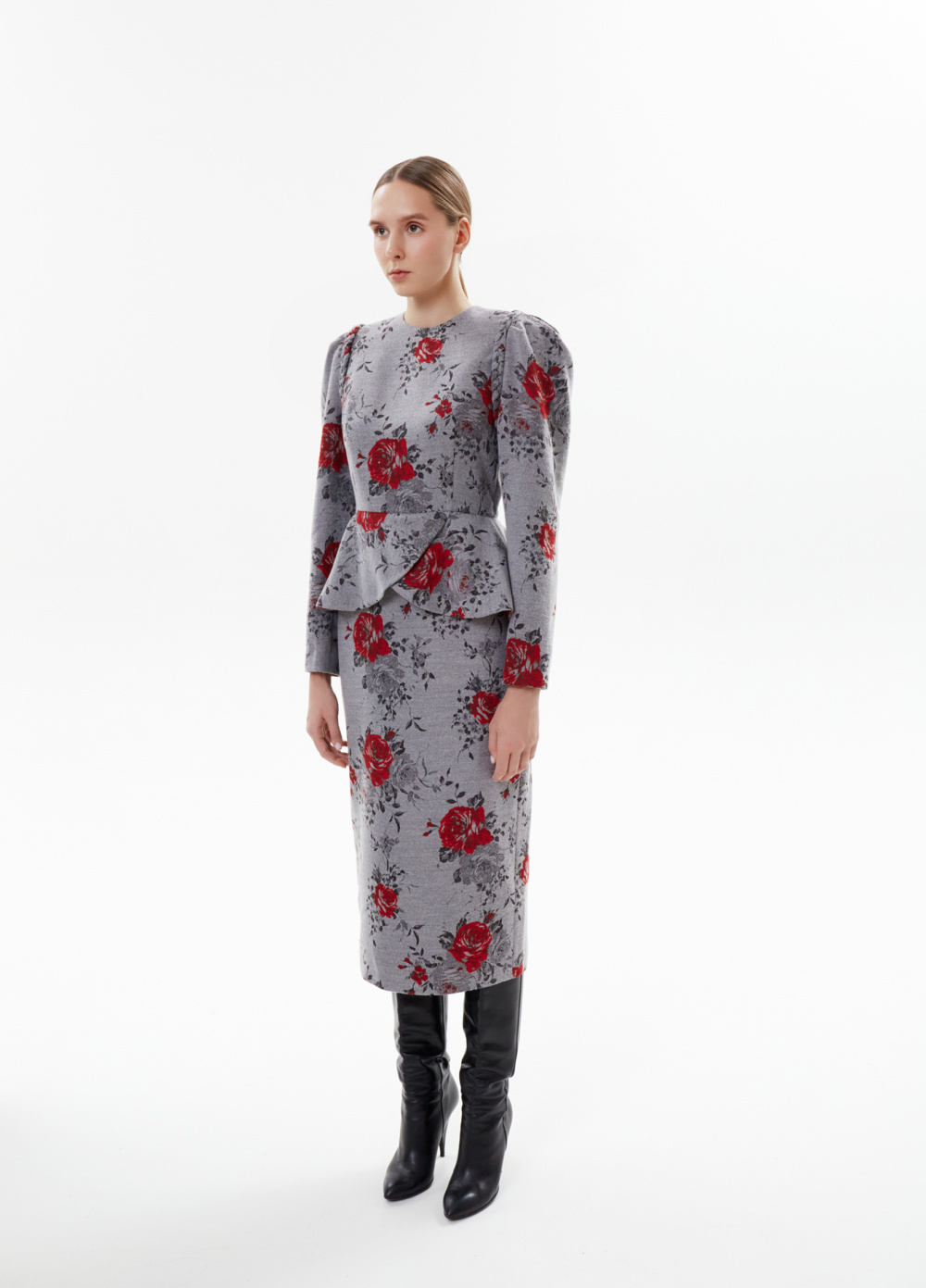 Платье «Марлен», серый