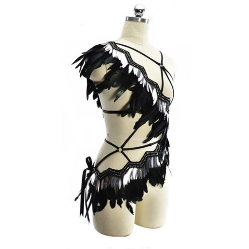 Женская сбруя (портупея) черная Romeo Rossi 9187